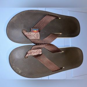 Rainbow Flip Flops